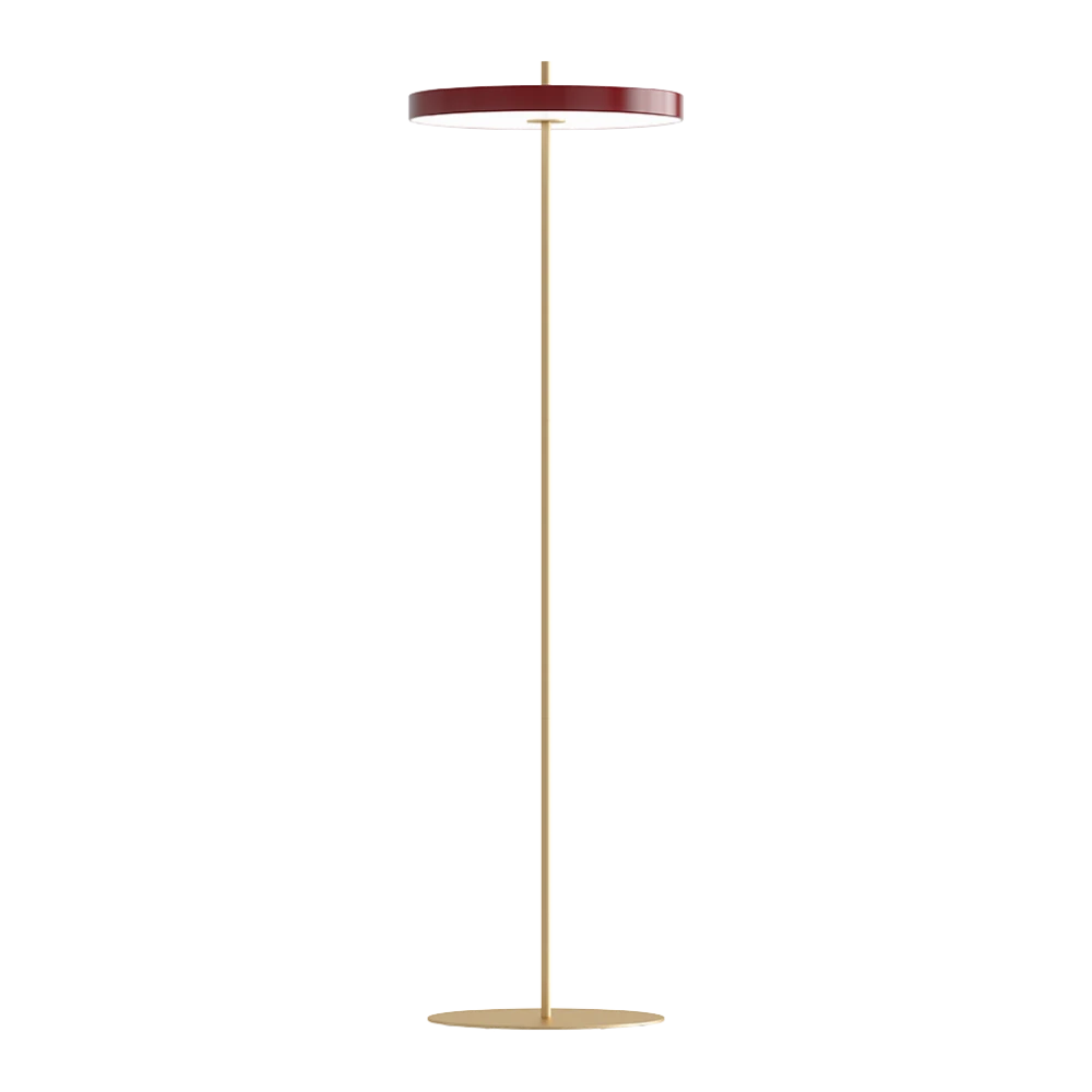 LED Φωτιστικό Δαπέδου Asteria Floor Ruby Red 24W Dimmable by UMAGE