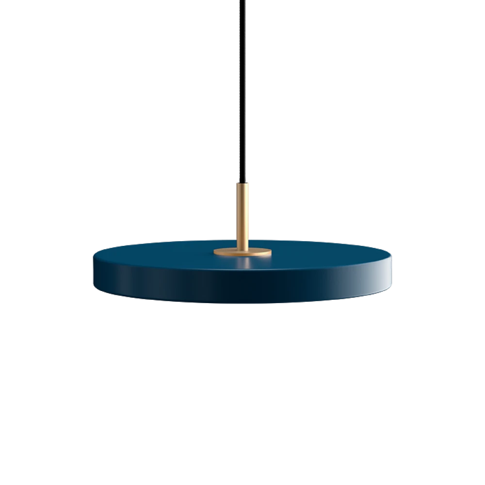 Κρεμαστό Φωτιστικό LED Asteria Mini Petrol Blue 14W Φ31cm Dimmable by UMAGE