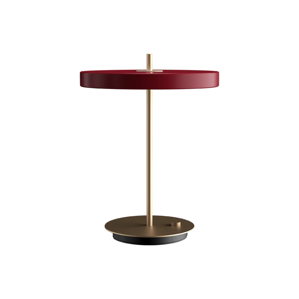 LED Πορτατίφ Asteria Table Ruby Red 13W Φ31cm Dimmable by UMAGE