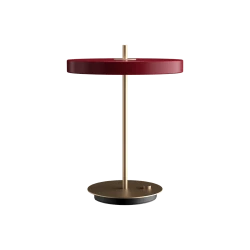 LED Πορτατίφ Asteria Table Ruby Red 13W Φ31cm Dimmable by UMAGE