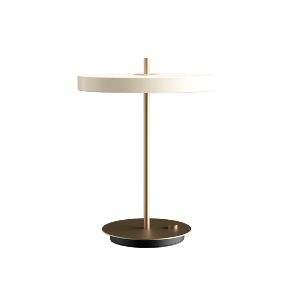 LED Πορτατίφ Asteria Table Pearl White 13W Φ31cm Dimmable by UMAGE