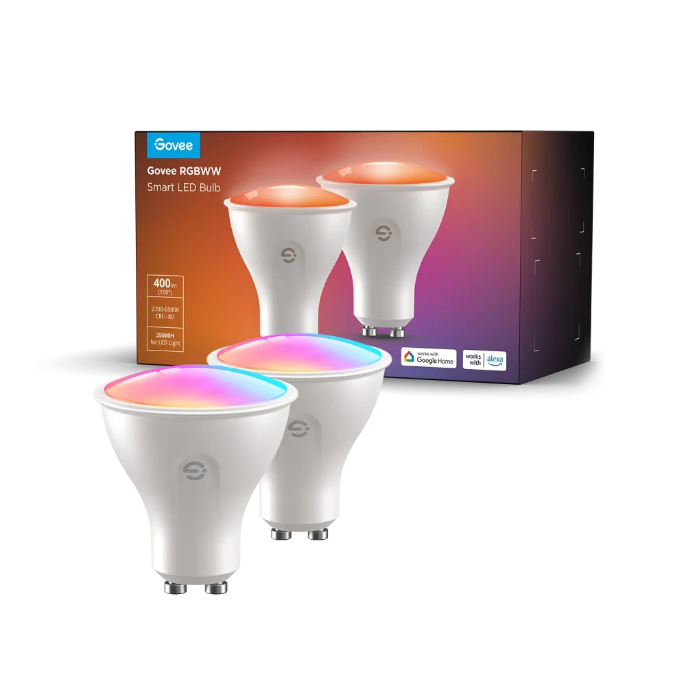 Govee RGBWW Smart LED Bulb GU10 – 2 Τμχ