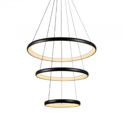 ΚΡΕΜΑΣΤΟ Φ/Σ LED 60W 4800LM CCT IP20 ΜΑΥΡΟ ΜΕΤΑΛΛΙΚΟ + ΑΚΡΥΛΙΚΟ - ACA