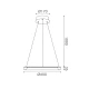 ΚΡΕΜΑΣΤΟ Φ/Σ LED 32W 2500LM CCT IP20  ΜΑΥΡΟ ΜΕΤΑΛΛΙΚΟ + ΑΚΡΥΛΙΚΟ - ACA
