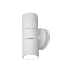 Ouachita 2xGU10 Απλίκα Up-Down Εξωτερικού Χώρου Λευκό IP44 D15.2cmx11.3cm - it-Lighting