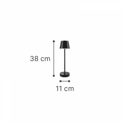 Tahoe Rechargeable LED 2W 3CCT Touch Επιτραπέζιο Φωτιστικό Λευκό IP54 D38x11cm - it-Lighting