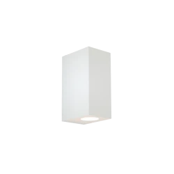 Havasu 2xGU10 Απλίκα Εξωτερικού Χώρου Up-Down Λευκό IP54 D:14.7cm x 9cm - it-Lighting