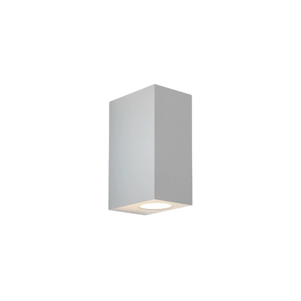 Havasu 2xGU10 Απλίκα Εξωτερικού Χώρου Up-Down Γκρι IP54 D:14.7cm x 9cm - it-Lighting