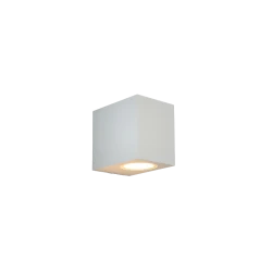 Norman 1xGU10 Απλίκα Εξωτερικού Χώρου Up ή Down Λευκή IP54 D:8cmx7cm - it-Lighting