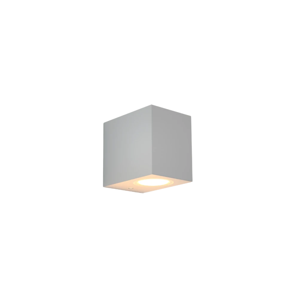 Norman 1xGU10 Απλίκα Εξωτερικού Χώρου Up ή Down Γκρι IP54 D:8cmx7cm - it-Lighting