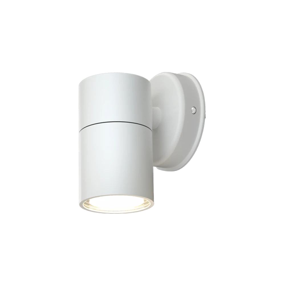 Eklutna 1xGU10 Απλίκα Εξωτερικού Χώρου Λευκό IP44 D:11.3cm x11.3cm - it-Lighting