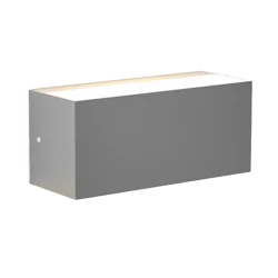 Martin LED 12W 3CCT Απλίκα Εξωτερικού Χώρου Up-Down IP65 Γκρι D22cmx9cm - it-Lighting