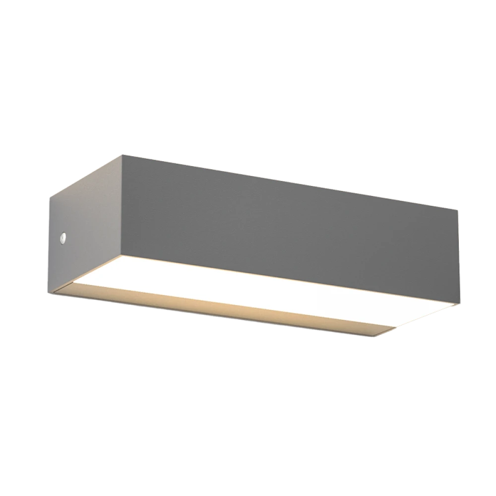 Martin LED 9W 3CCT Απλίκα Εξωτερικού Χώρου Up-Down IP65 Γκρι D17cm x 4.6cm - it-Lighting