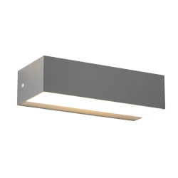 Martin LED 9W 3CCT Απλίκα Εξωτερικού Χώρου Up-Down IP65 Γκρι D17cm x 4.6cm - it-Lighting