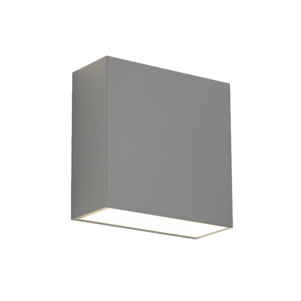 Yellowstone LED 4W 3000K Απλίκα Up-Down Adjustable Εξωτερικού Χώρου Γκρι IP65 D:12x12cm  - it-Lighting