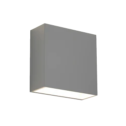 Yellowstone LED 4W 3000K Απλίκα Up-Down Adjustable Εξωτερικού Χώρου Γκρι IP65 D:12x12cm  - it-Lighting
