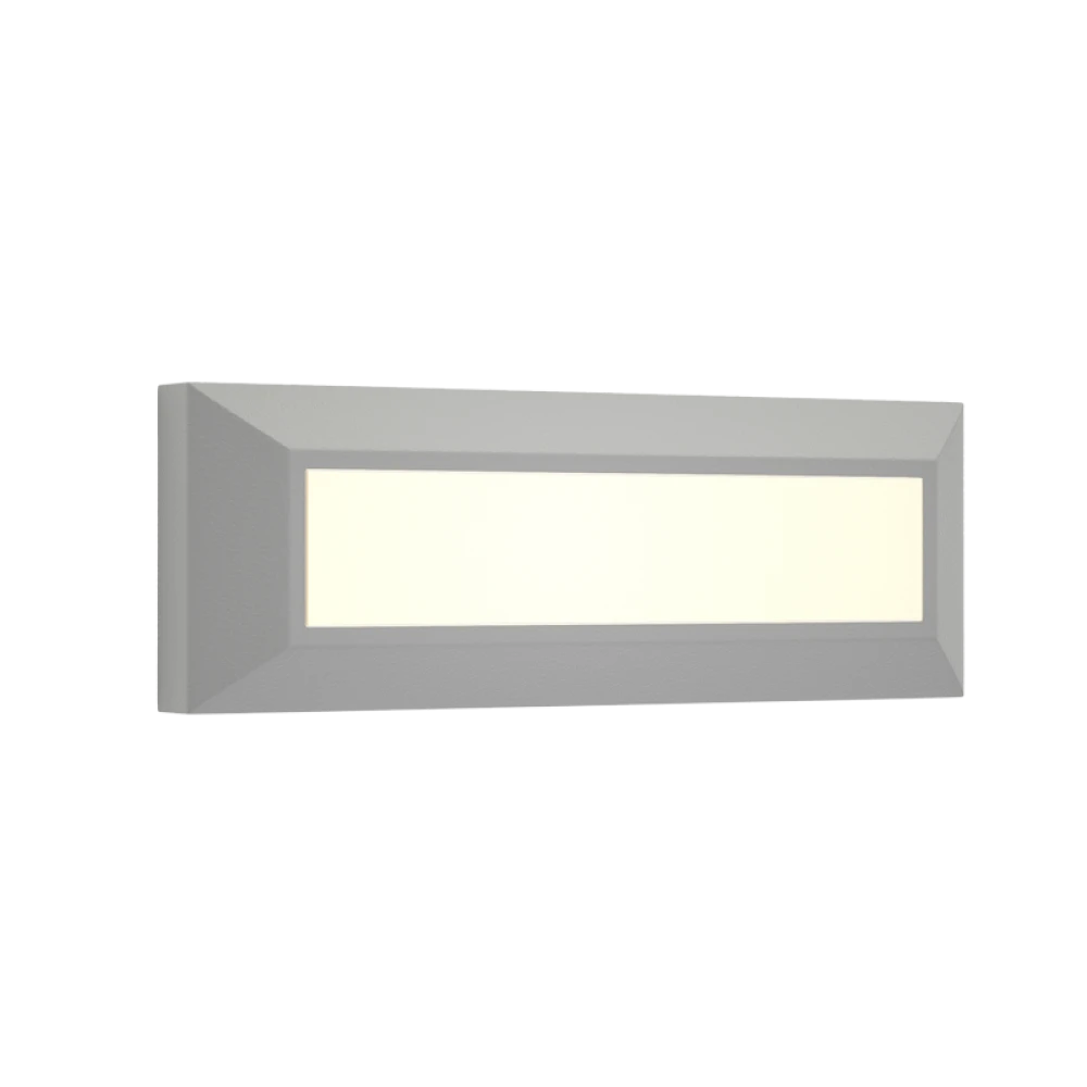 Willoughby LED 4W 3CCT Απλίκα Εξωτερικού Χώρου Γκρι D:22cmx8cm - it-Lighting