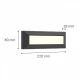 Willoughby LED 4W 3CCT Απλίκα Εξωτερικού Χώρου Γκρι D:22cmx8cm - it-Lighting