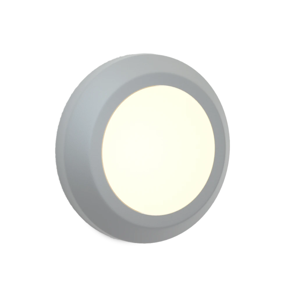 Jocassee LED 3.5W 3CCT Απλίκα Εξωτερικού Χώρου Γκρι IP65 D:15cmx2.7cm - it-Lighting
