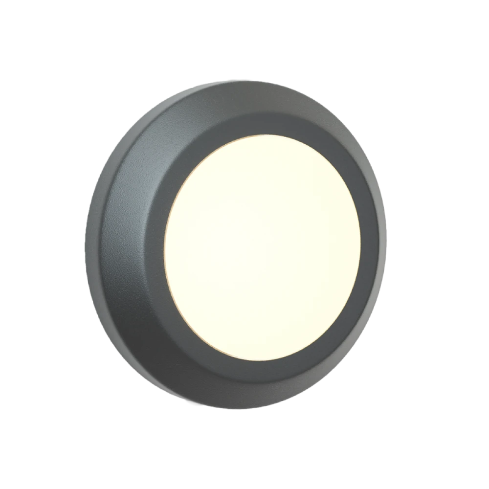 Jocassee LED 3.5W 3CCT Απλίκα Εξωτερικού Χώρου Ανθρακί IP65 D:15cmx2.7cm - it-Lighting
