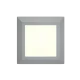 George LED 3.5W 3CCT Απλίκα Εξωτερικού Χώρου Γκρι IP65 D:12.4cmx12.4cm - it-Lighting
