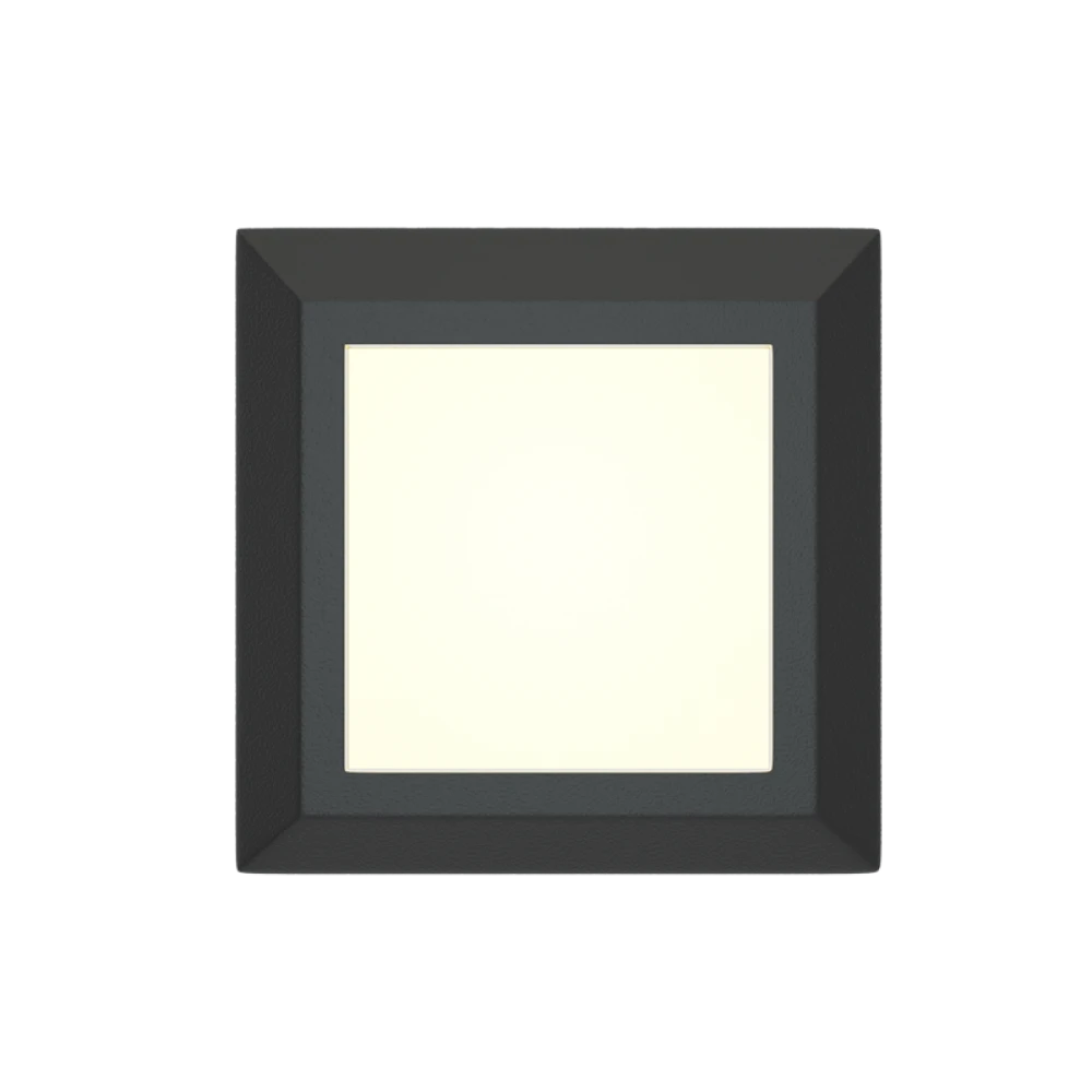 George LED 3.5W 3CCT Απλίκα Εξωτερικού Χώρου Ανθρακί IP65 D:12.4cmx12.4cm - it-Lighting