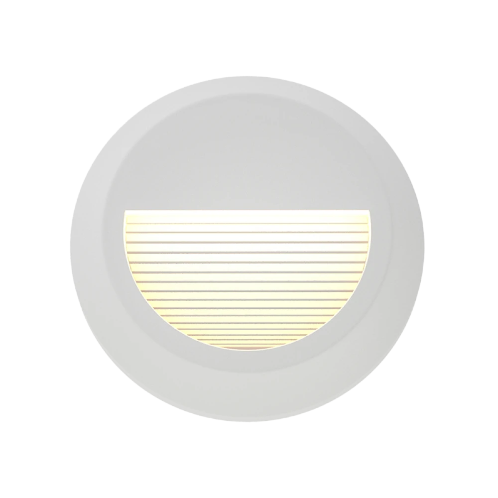 Maroon LED 2W 3CCT Απλίκα Εξωτερικού Χώρου Λευκό IP65 D:15cmx2.7cm - it-Lighting