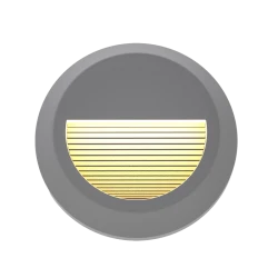 Maroon LED 2W 3CCT Απλίκα Εξωτερικού Χώρου Γκρι IP65 D:15cmx2.7cm - it-Lighting