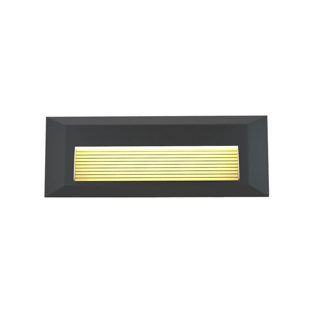 Mono LED 3W 3CCT Απλίκα Εξωτερικού Χώρου Ανθρακί IP65 D:22cmx2.8cm  - it-Lighting