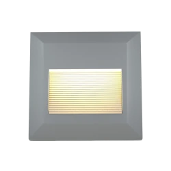 Salmon LED 2W 3CCT  Απλίκα Εξωτερικού Χώρου Γκρι IP65 D12.4x12.4cm - it-Lighting
