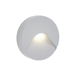 Horseshoe LED 2W 3CCT Απλίκα Εξωτερικού Χώρου Γκρι D12.8cmx3cm - it-Lighting