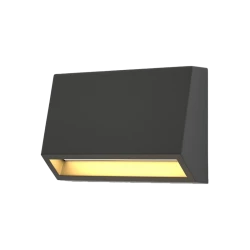 LED 3W 3CCT Απλίκα Εξωτερικού Χώρου Ανθρακί IP65 D10cmx7cm - it-Lighting