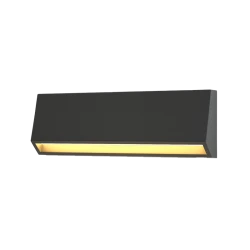 LED 4W 3CCT Απλίκα Εξωτερικού Χώρου Ανθρακί IP65 D22cmx8cm - it-Lighting