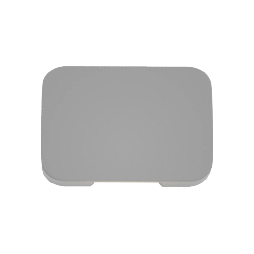 Silver LED 1W 3000K Απλίκα Εξωτερικού Χώρου Γκρι IP65 D:5x7cm - it-Lighting
