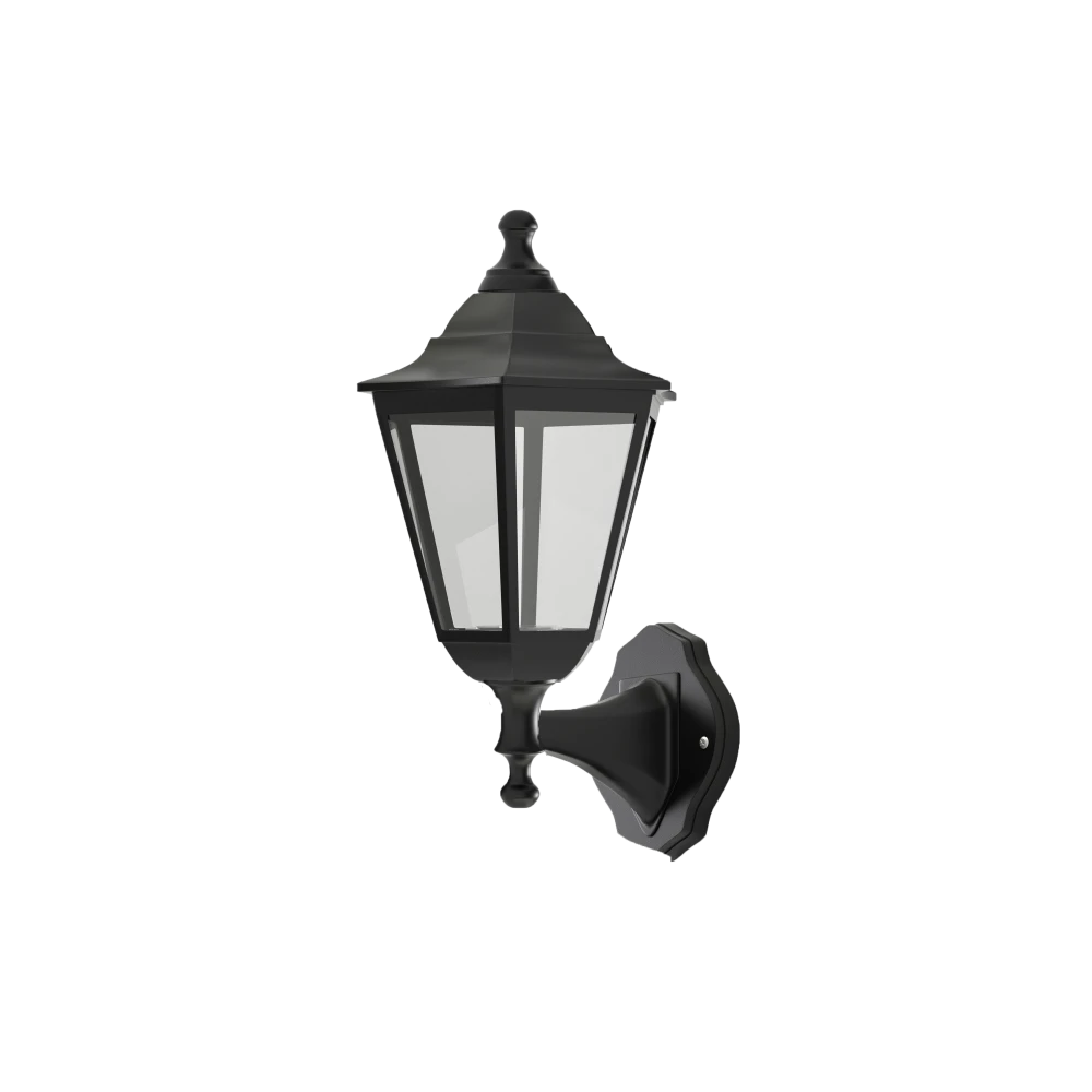 Redfish 1xE27 Απλίκα Εξωτερικού Χώρου Μαύρη IP44 D:36x23.5cm - it-Lighting
