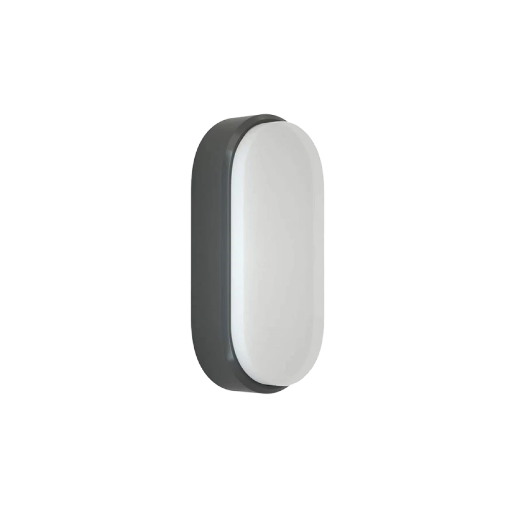Echo LED 15W 3CCT Φωτιστικό Τοίχου Εξωτερικού Χώρου Ανθρακί IP65 D:23cm x 10.5cm - it-Lighting