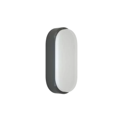 Echo LED 15W 3CCT Φωτιστικό Τοίχου Εξωτερικού Χώρου Ανθρακί IP65 D:23cm x 10.5cm - it-Lighting