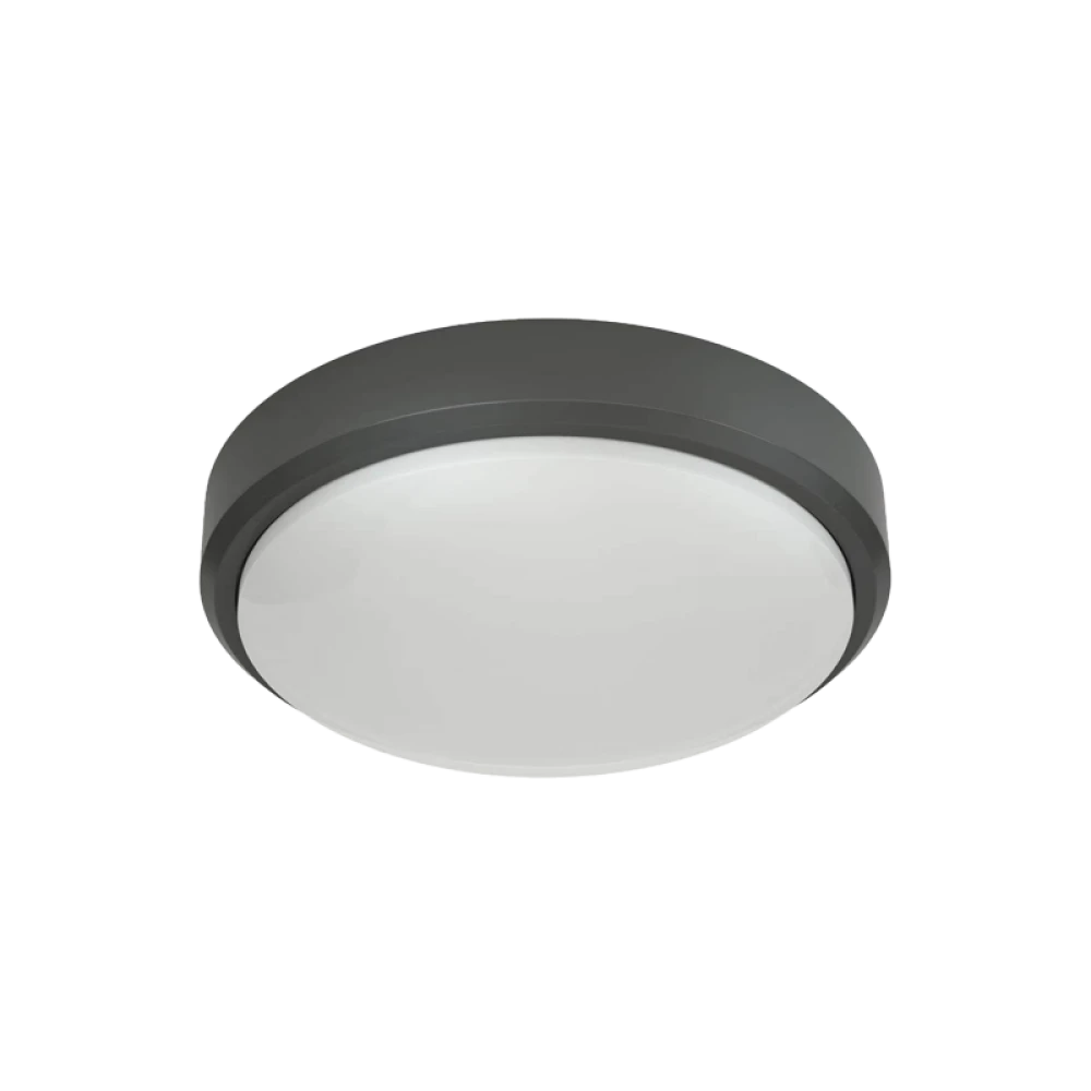 Echo LED 15W 3CCT Φωτιστικό Οροφής Εξωτερικού Χώρου Ανθρακί D:21cm x 6cm - it-Lighting