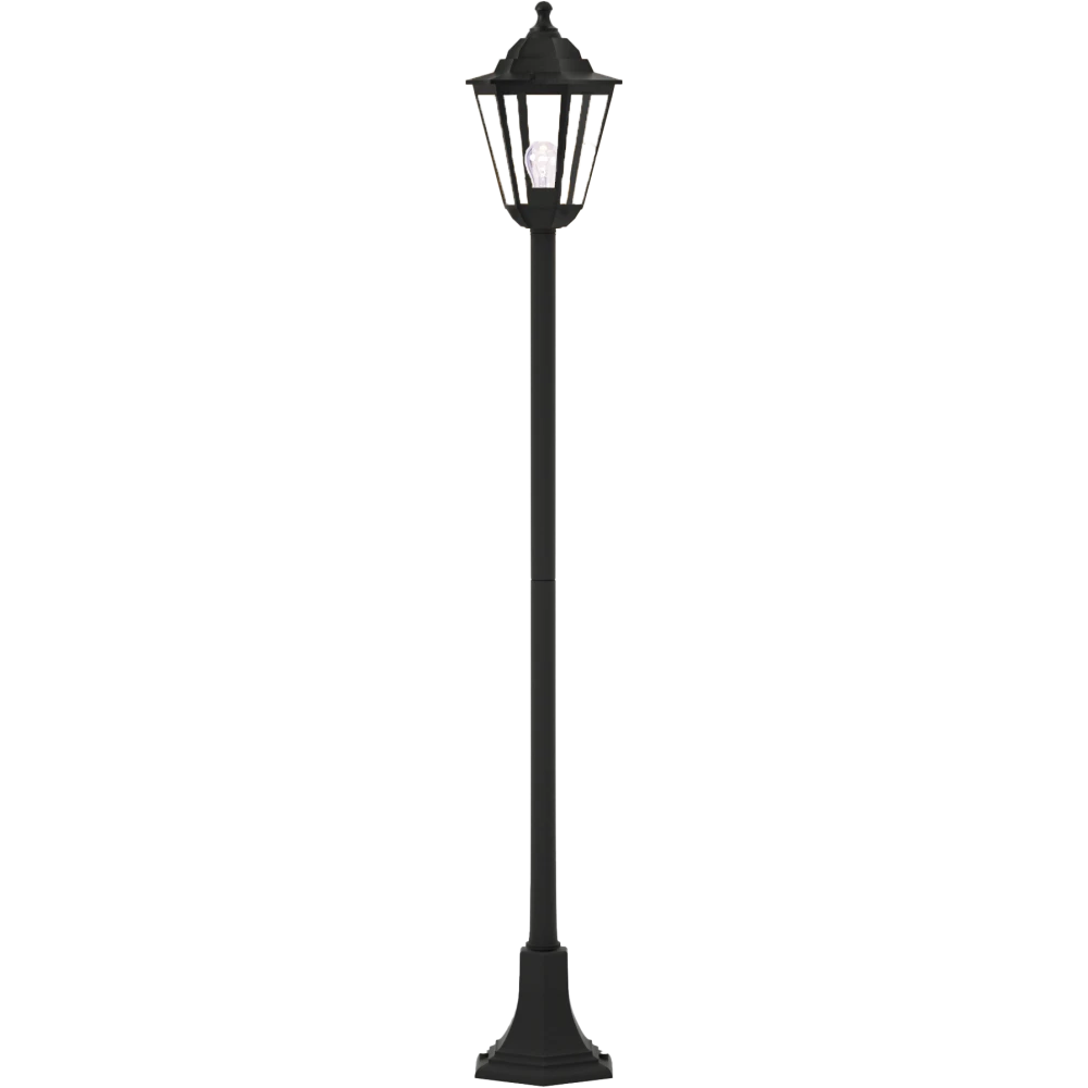 Redfish 1xE27 Κολώνα Μαύρη IP44 D:120x21.6cm - it-Lighting