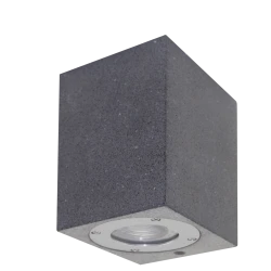 Απλίκα Εξωτερικού Χώρου Από Τσιμέντο Σε Σκούρο Γκρι Χρώμα 1x GU10 IP65 Bary 1 LUCIDO