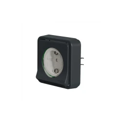 Mureva Styl πρίζα σούκο ασφαλείας χωνευτή με νύχια Ανθρακί IP55 - SCHNEIDER ELECTRIC