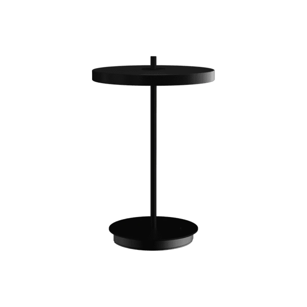 LED Πορτατίφ Μπαταρίας Επαναφορτιζόμενο Asteria Move Dimmable - Black/black stem - by UMAGE