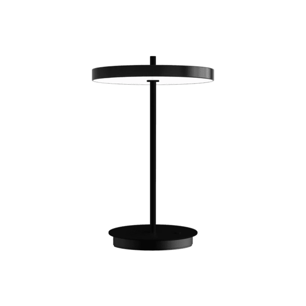 LED Πορτατίφ Μπαταρίας Επαναφορτιζόμενο Asteria Move Dimmable - Black/black stem - by UMAGE