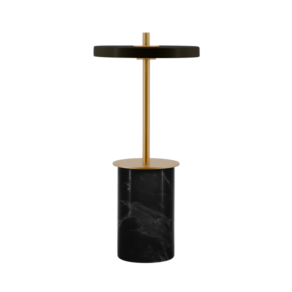 LED Πορτατίφ Portable από Μάρμαρο - Asteria Move Mini Dimmable - Black marble by UMAGE