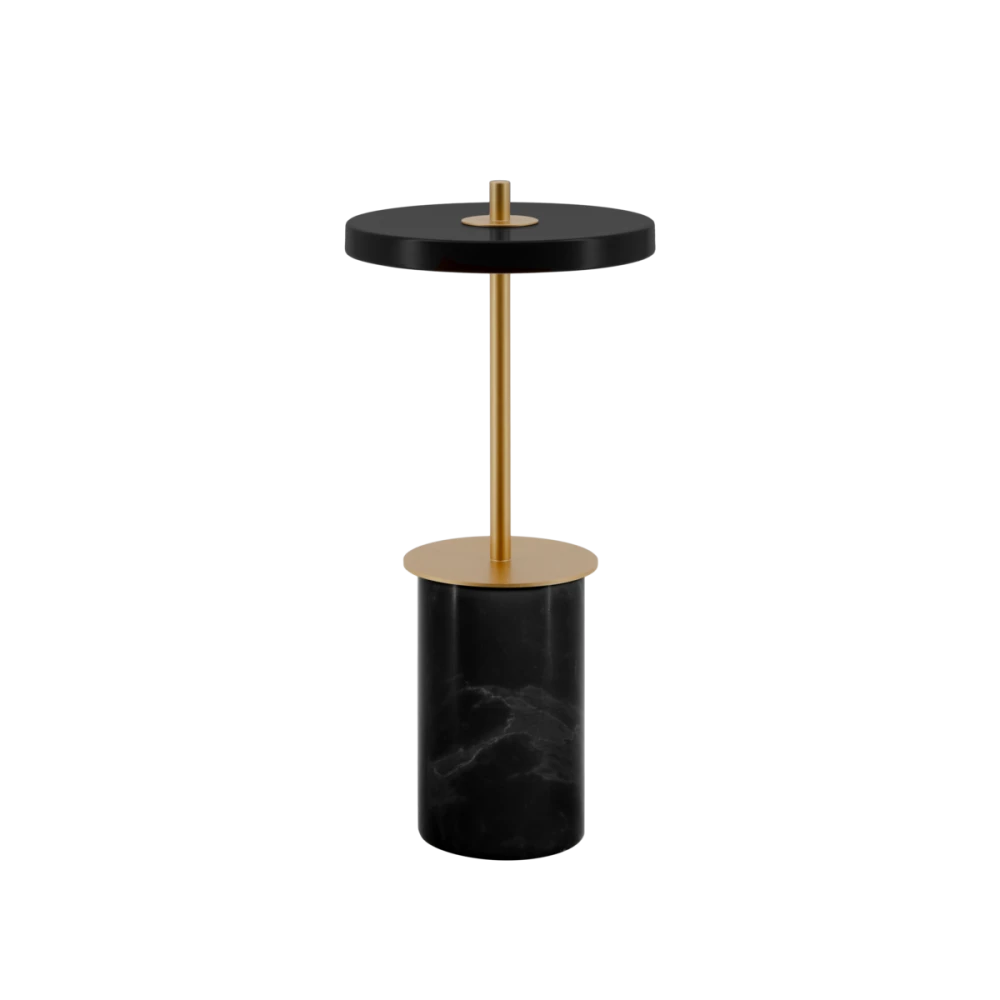 LED Πορτατίφ Portable από Μάρμαρο - Asteria Move Mini Dimmable - Black marble by UMAGE