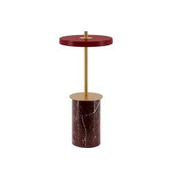 LED Πορτατίφ Portable από Μάρμαρο - Asteria Move Mini Dimmable - Red marble by UMAGE