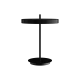 LED Πορτατίφ Asteria Table Pearl Black/Black Stem 13W Φ31cm Dimmable by UMAGE