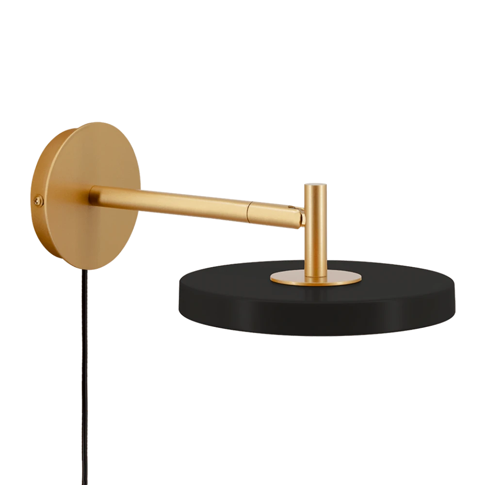 LED Φωτιστικό Τοίχου 12W 2700K CRI91 Asteria Short - Black - UMAGE