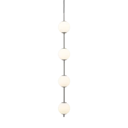 LED Κρεμαστό Φωτιστικό Από Γυαλί STEEL 24W CRI91 Dimmable - Audrey 4 - by UMAGE