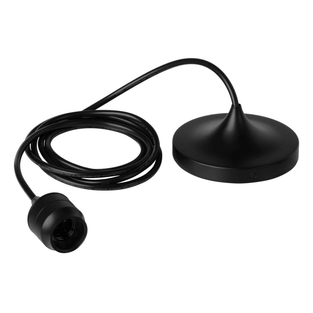 Cord Set Pro Σετ Καλωδίου Ανάρτησης με Ντουί E27 - Μαύρο - UMAGE